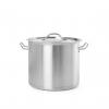 Oala cu capac, 50 lt 400x(H)400 mm, inox, gama Budget Line, si pentru uz profesional