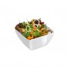 Bol patrat pentru salata 130x130x65 mm, alb, melamina