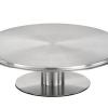 Suport rotativ tort cu picior, inox, 30.5 cm