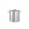 Oala inalta cu capac 17 lt, Revolution, 28x28cm, inox, potrivita si pentru uz profesional