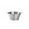 Colander inox cu 2 manere, design solid 360x(H)200 mm