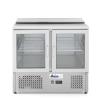 Masa rece cu 2 usi profesionala, inox, ARKTIC  300 L interval temperatura -2/+8 gr C 310 W 900x700x(H)888 mm