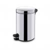 Cos de gunoi rotund cu pedala, inox, 5L, ø210x(H)280mm