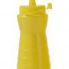 Sticla dispenser 0.60 lt, polietilena, galben, ø75x(H)240 mm