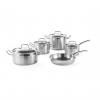 Set 4 oale profesionale + 4 capace + 1 tigaie inox, Kurt Scheller Edition, inox 18/10