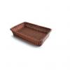 Cos impletit din polyrattan, GN 1/4, 26,5 x 16,2 cm