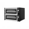 Cuptor pizza profesional Superior XL 66 Inox 2 camere 18000 W interval temperatura 50°C - 500°C 1000x1300x(H)745 mm