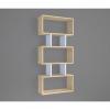 Raft de perete Shelfie Lona - Banu, 130 x 60 x 20 cm, Alb