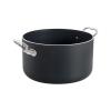 Cratita alu black 20 cm, 3.3 litri cu capac din sticla